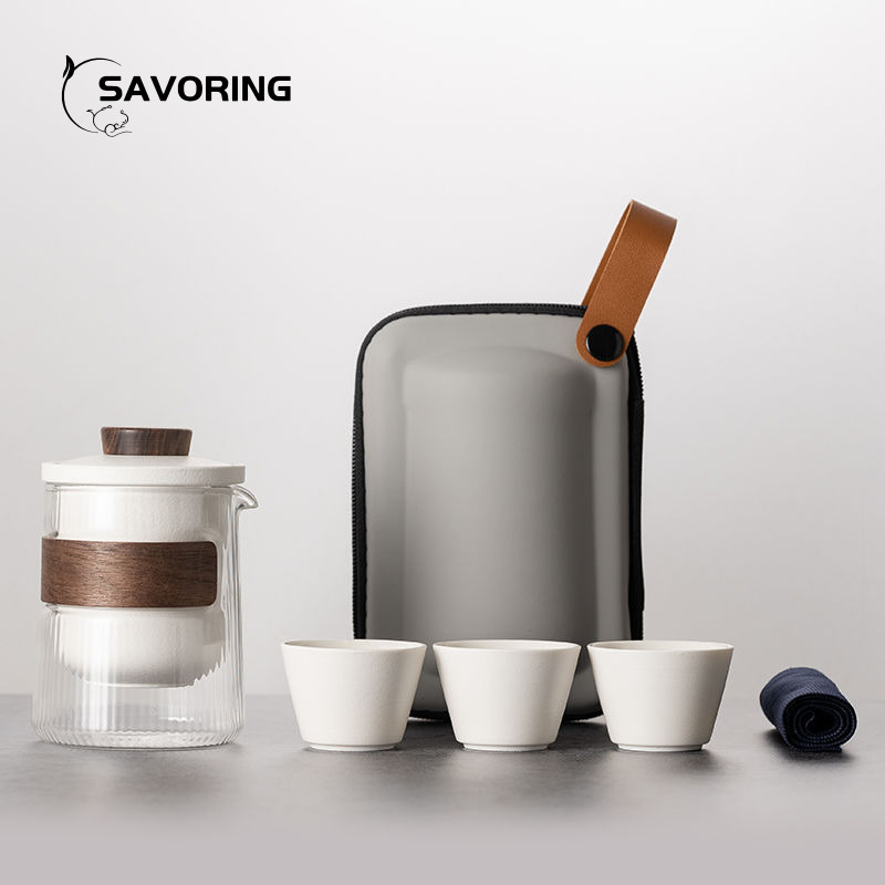 Camping Cooking Bowl - Simple Chinese Ceramic Tea Set 1