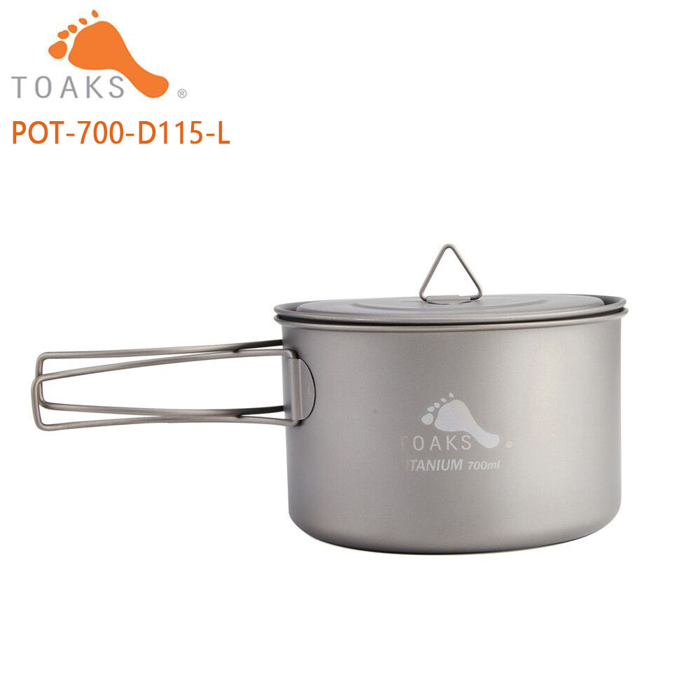 Camping Cooking Books - TOAKS Pure Titanium Camping Cookware Outdoor