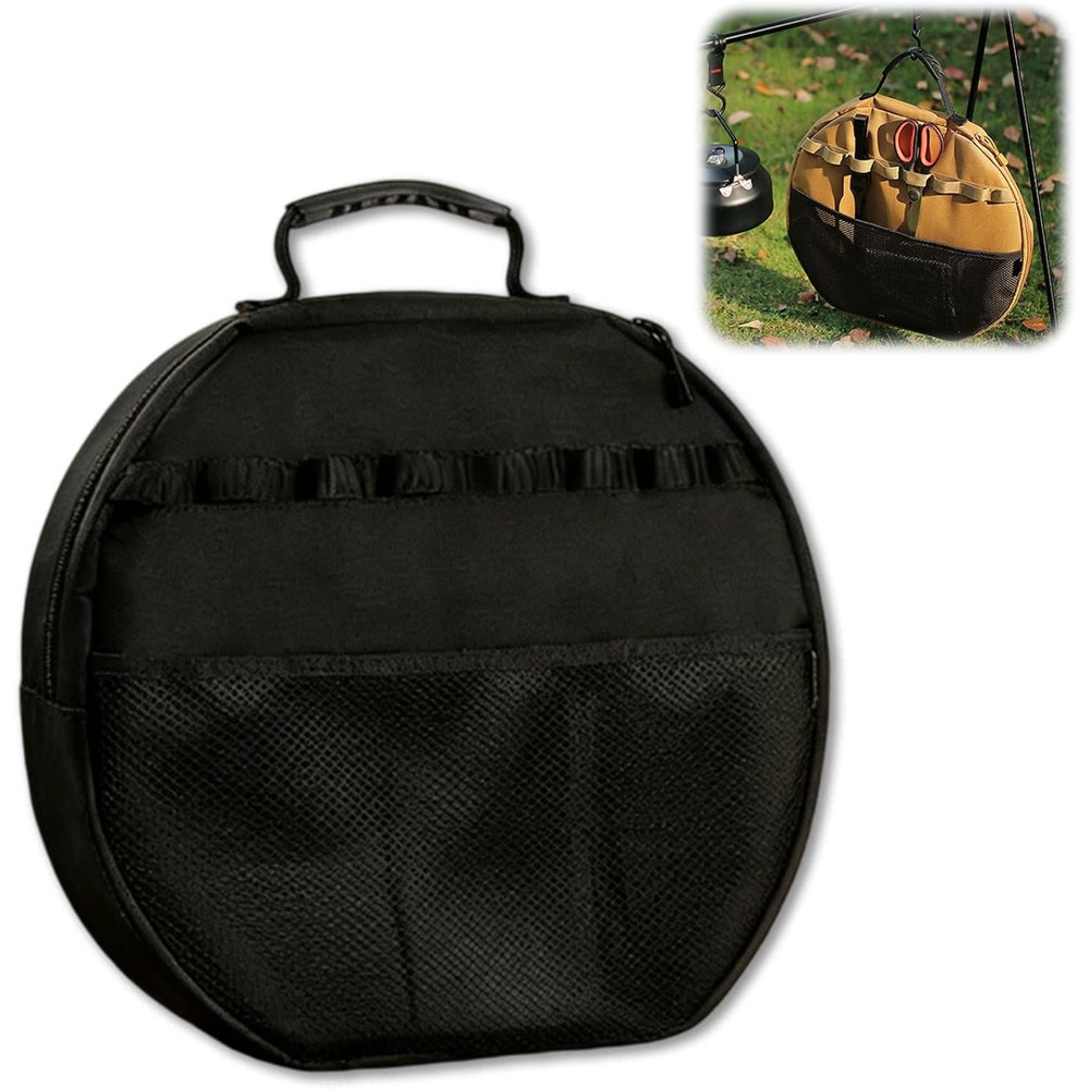 Camping Cooking Mesh - Grill Pan Storage Bag, Portable Pouch