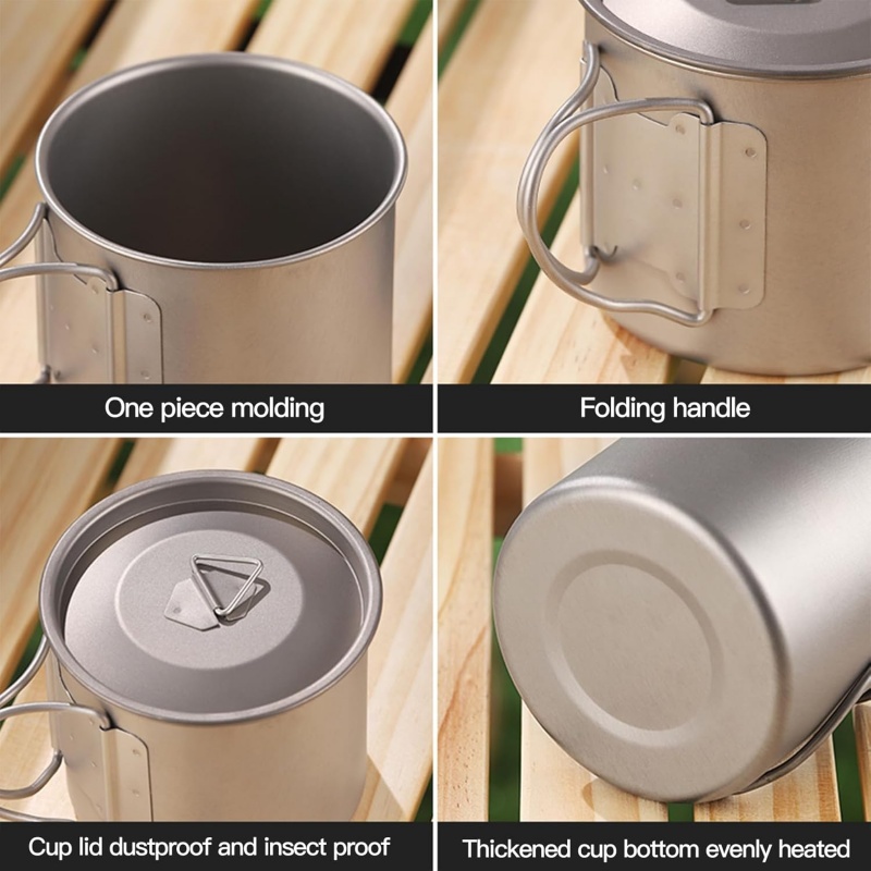 Titanium Camping Mug with Fold - огляд і ціна Camping Cooking Kit