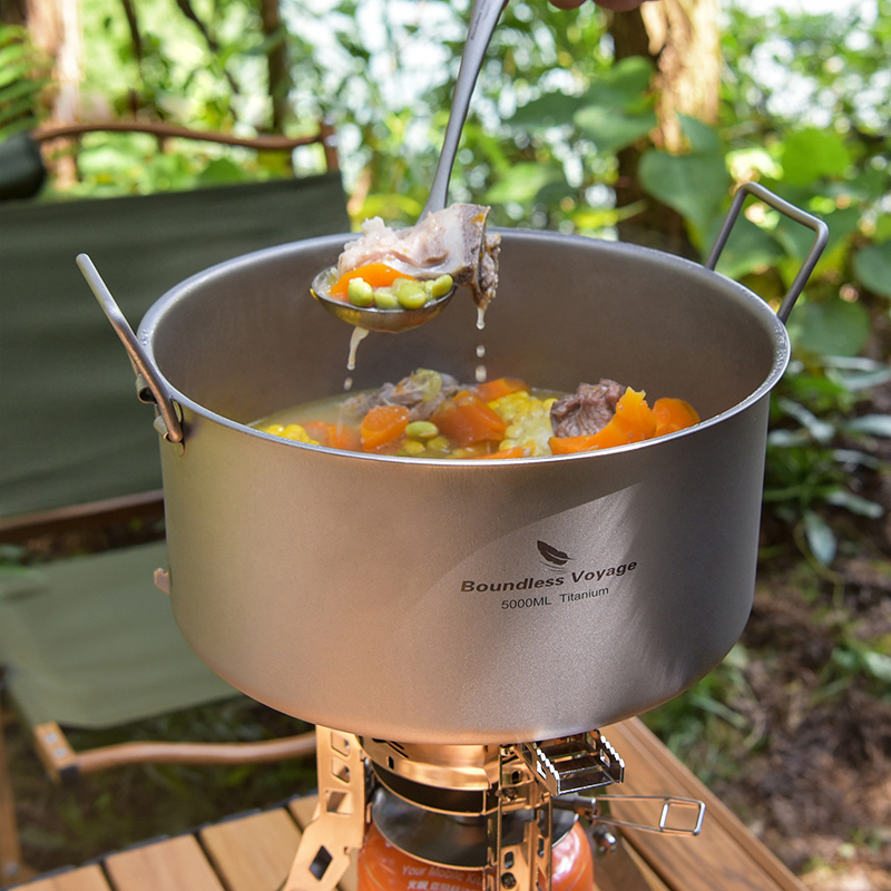 Boundless Voyage Titanium Pot  - огляд і ціна Camping Cooking Books