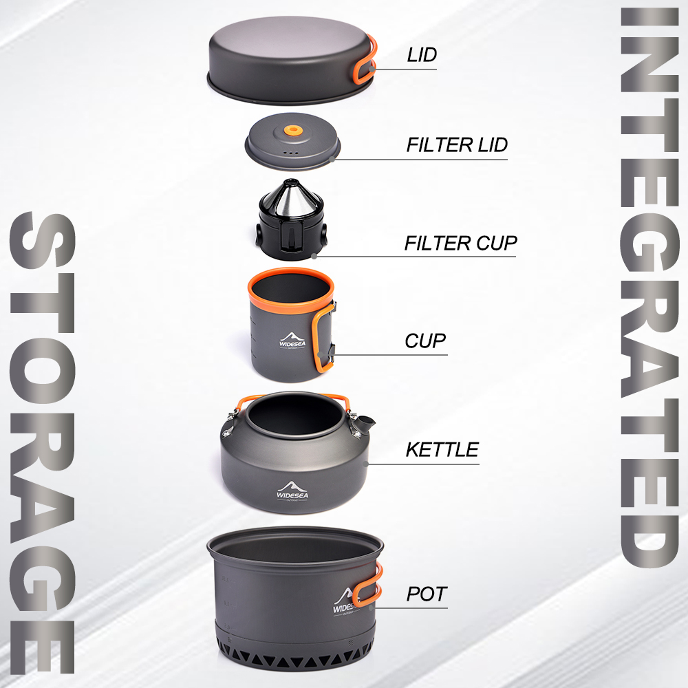 Camping Tableware Outdoor Cook - огляд і ціна Camping Cooking Kit