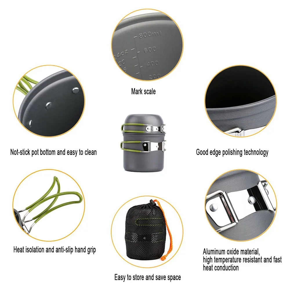 Camping Cookware Mess Kit Ultr - огляд і ціна Camping Cooking Roll
