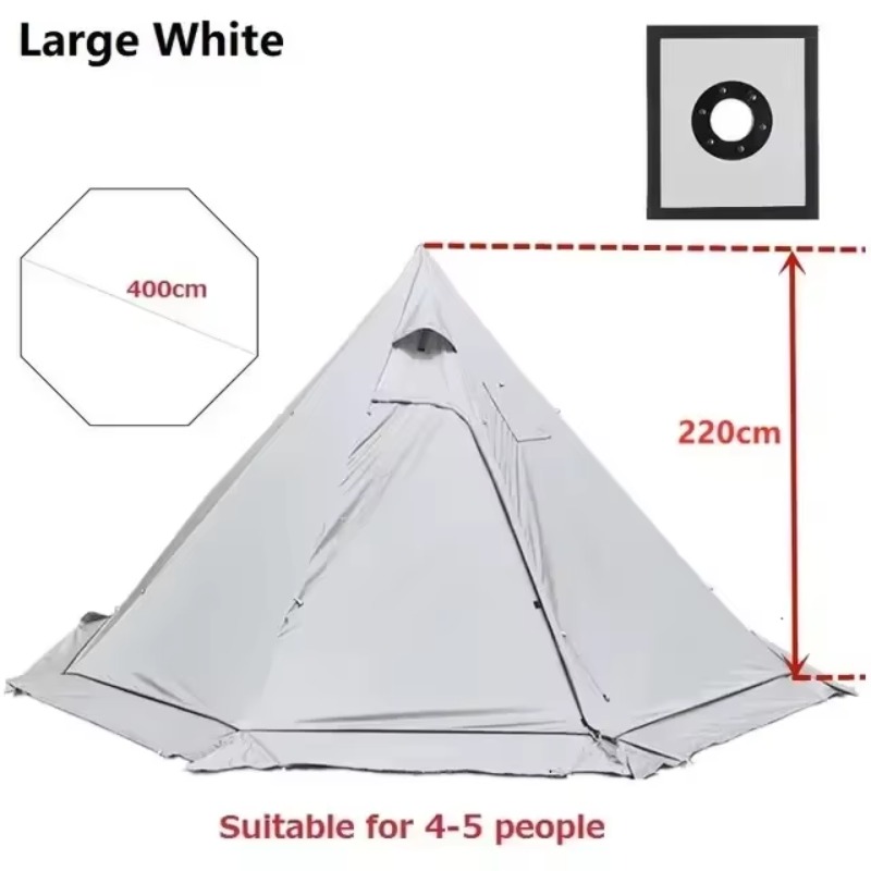 Very Pyramid Tent With Snow Sk - огляд і ціна Camping Cooking Snow