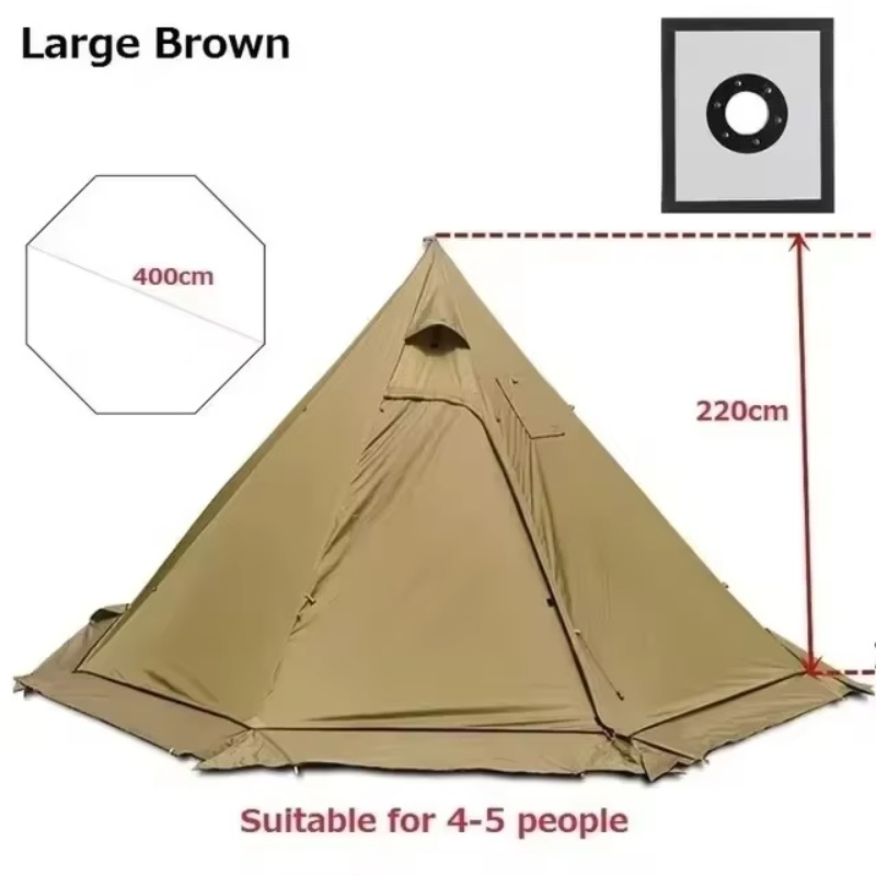 Very Pyramid Tent With Snow Sk - огляд і ціна Camping Cooking Snow