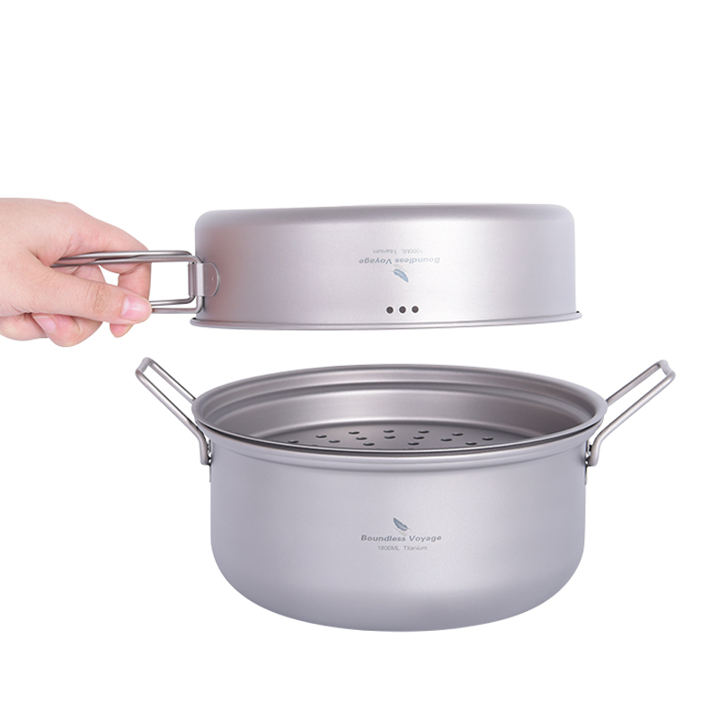 Boundless Voyage Titanium Stea - огляд і ціна Camping Cooking Kit
