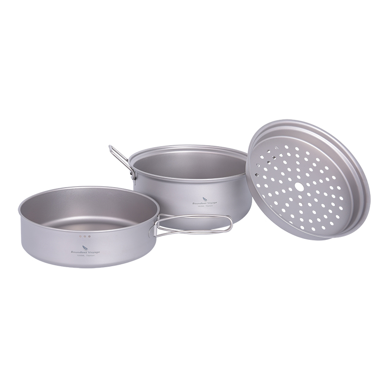 Boundless Voyage Titanium Stea - огляд і ціна Camping Cooking Kit