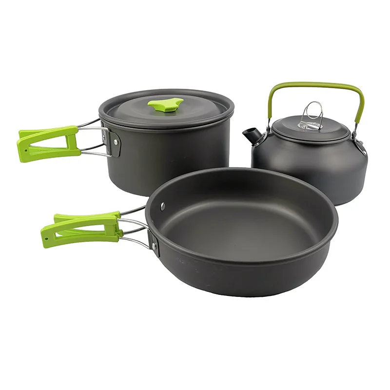 Outdoor Pot Pan Kettle Camping - огляд і ціна Camping Cooking Kit