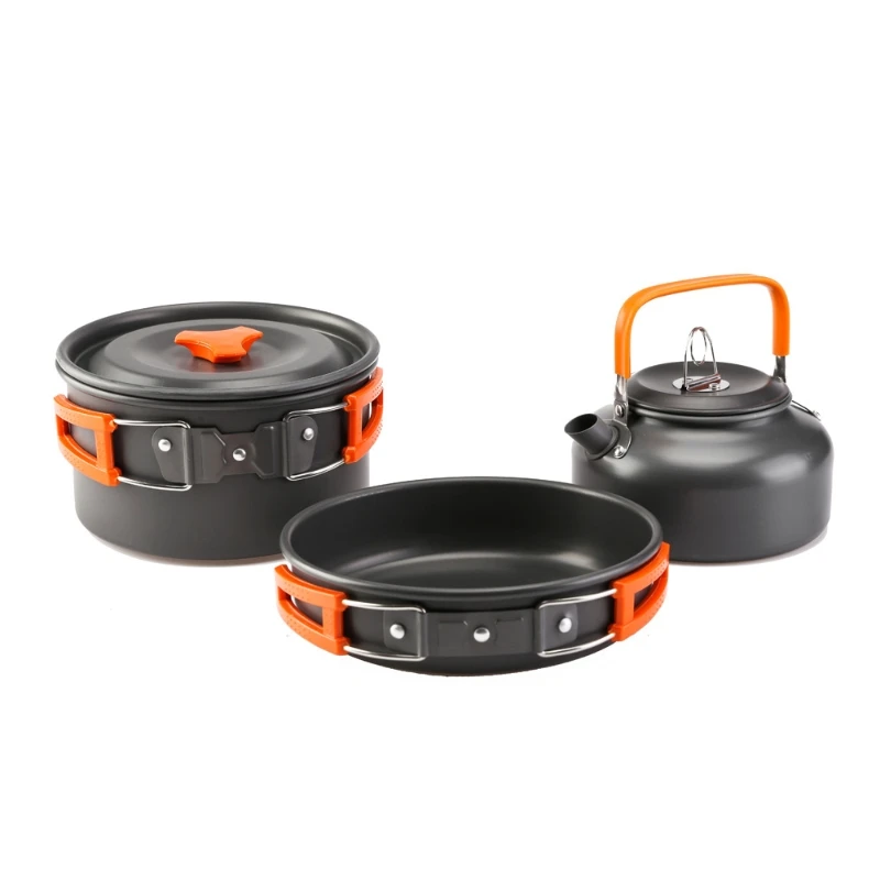 Outdoor Pot Pan Kettle Camping - огляд і ціна Camping Cooking Kit