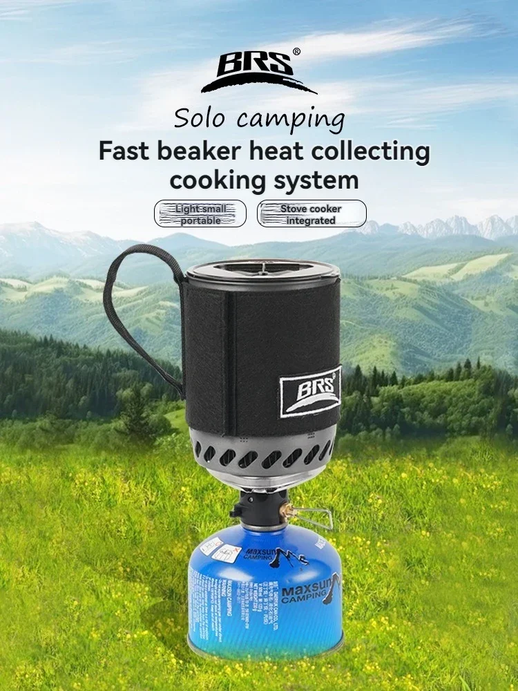BRS-61 Heat Exchanger Portable - огляд і ціна Camping Cooking Gas Stove Portable Tool