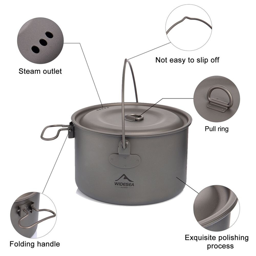 Widesea Camping Tableware Tita - огляд і ціна Camping Cooking Kit