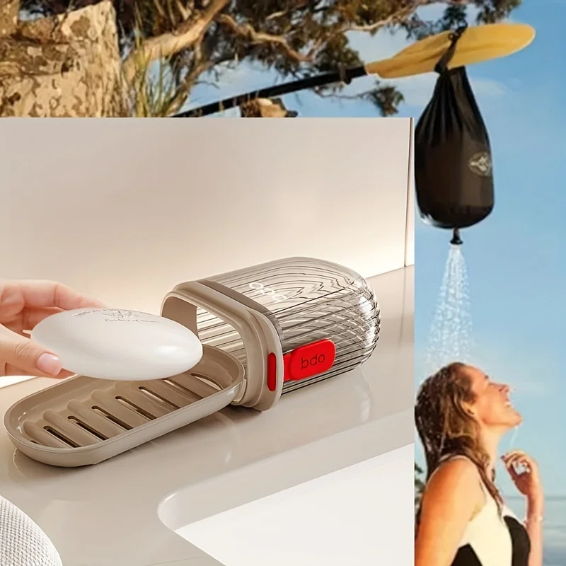 Portable Soap Box Travel Leakp - огляд і ціна Camping Cooking Utensil Holder