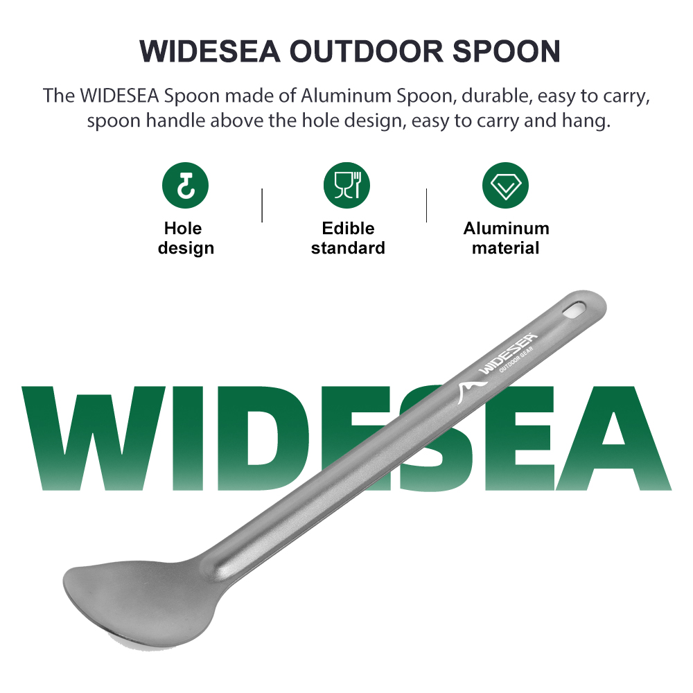 WIDESEA alumium camping spoon  - огляд і ціна Camping Cooking Kit