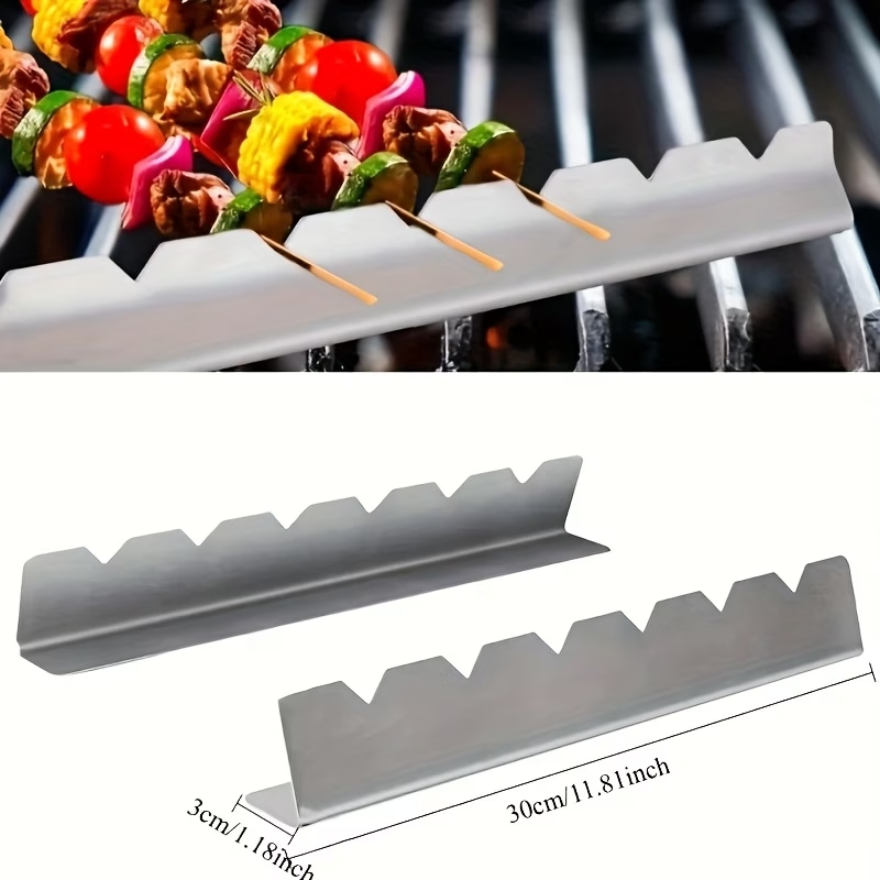 2 Pcs Stainless Steel Kebab Sk - огляд і ціна Camping Cooking Utensil Holder