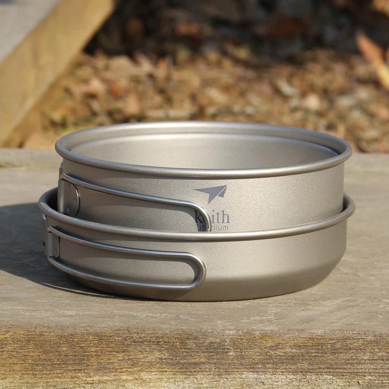 Keith 3PCS Titanium Cookware P - огляд і ціна Camping Cooking Equipment