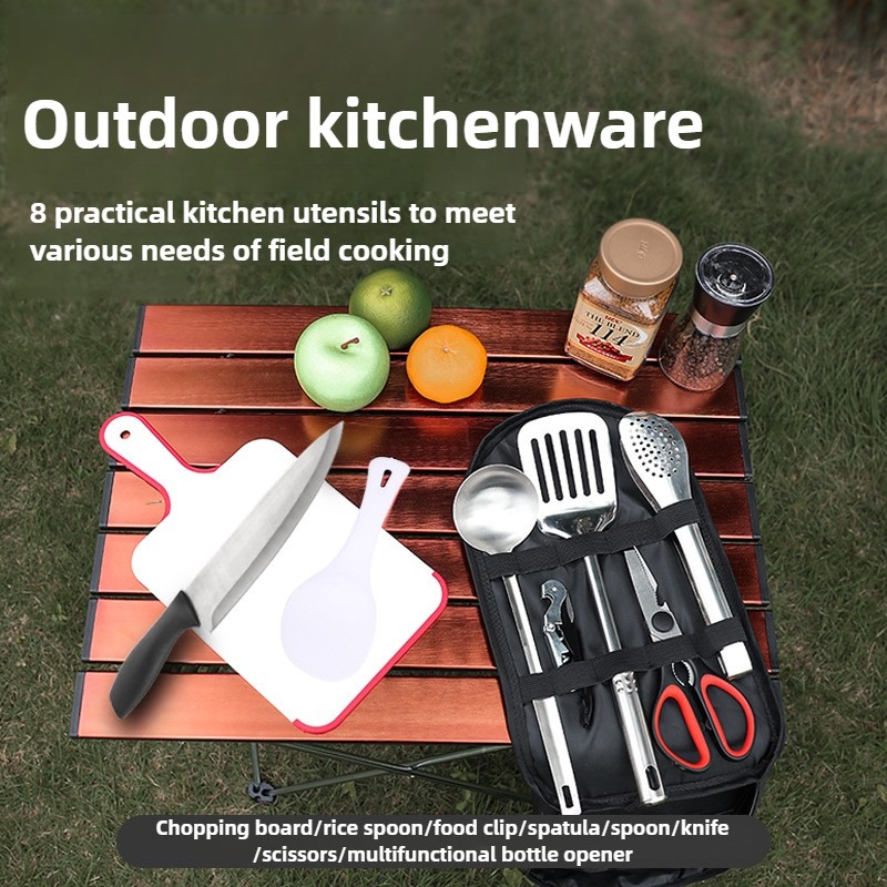 ISE MOUNT Camping Kitchen Cook - огляд і ціна Camping Cooking Set For 4