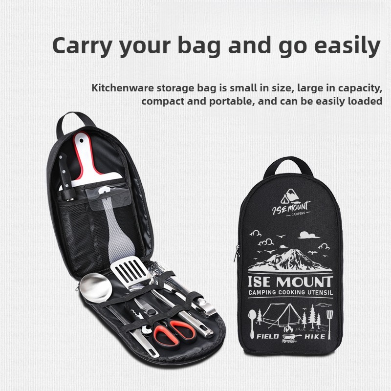 ISE MOUNT Camping Kitchen Cook - огляд і ціна Camping Cooking Set For 4