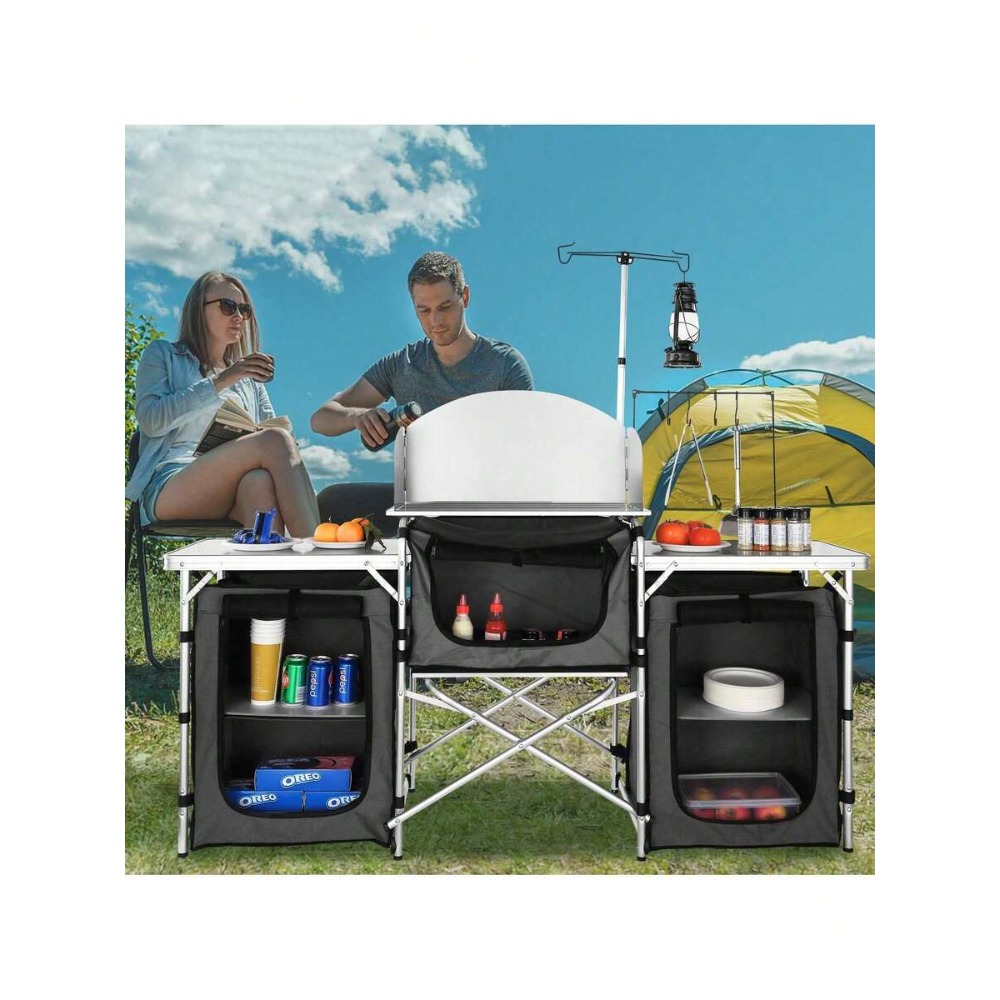 Folding Camping Kitchen Table  - огляд і ціна Camping Cooking Must Haves