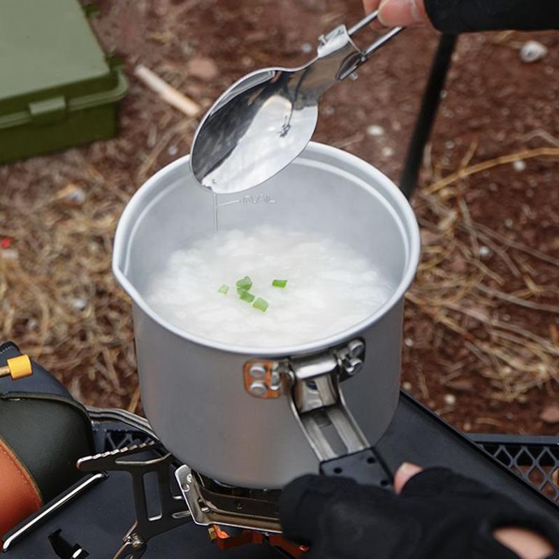 Foldable Camping Pot 700ml Alu - огляд і ціна Camping Lightweight Cooking Pot