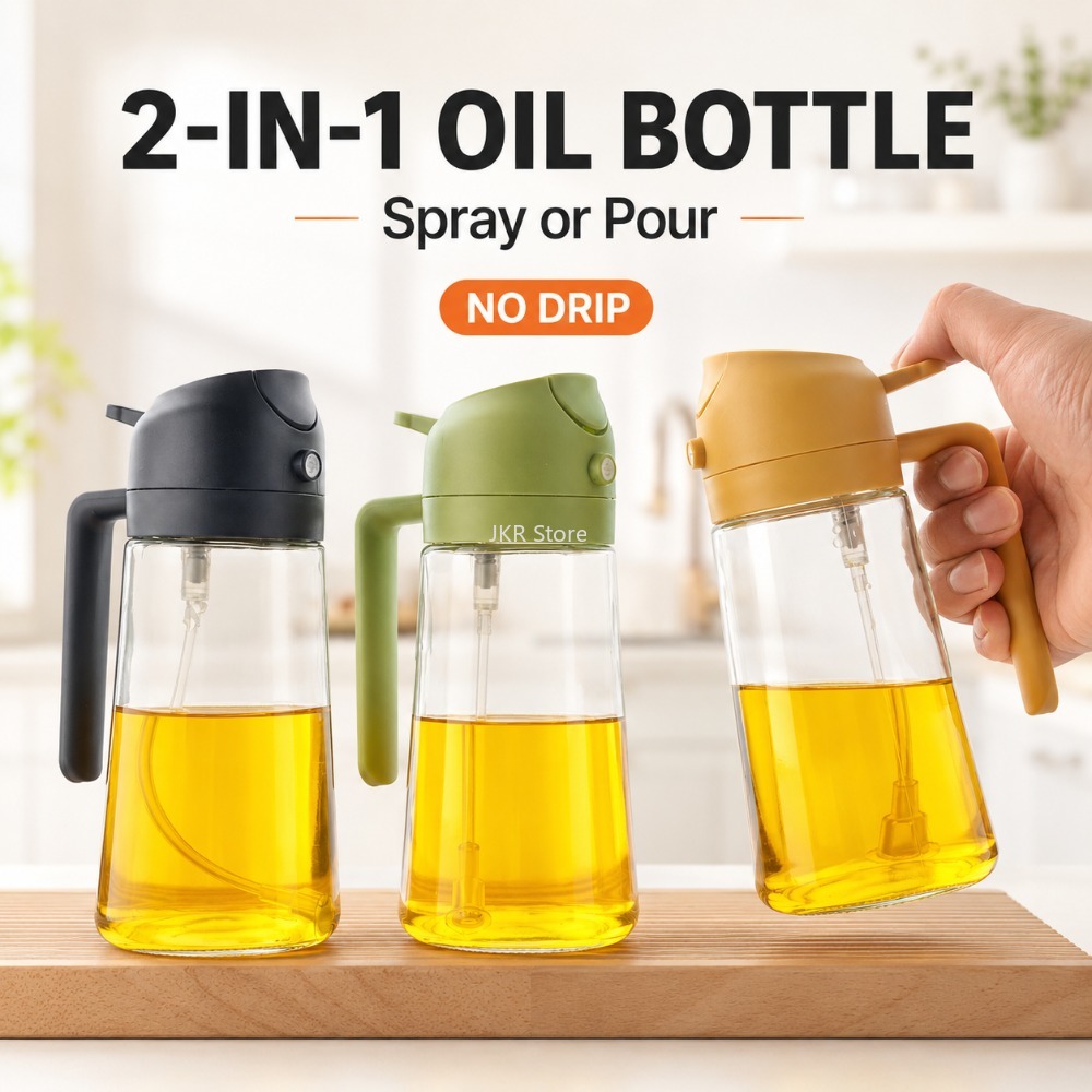 2 in 1 Olive Oil Sprayer Dispe - огляд і ціна Camping Cooking Kitchen