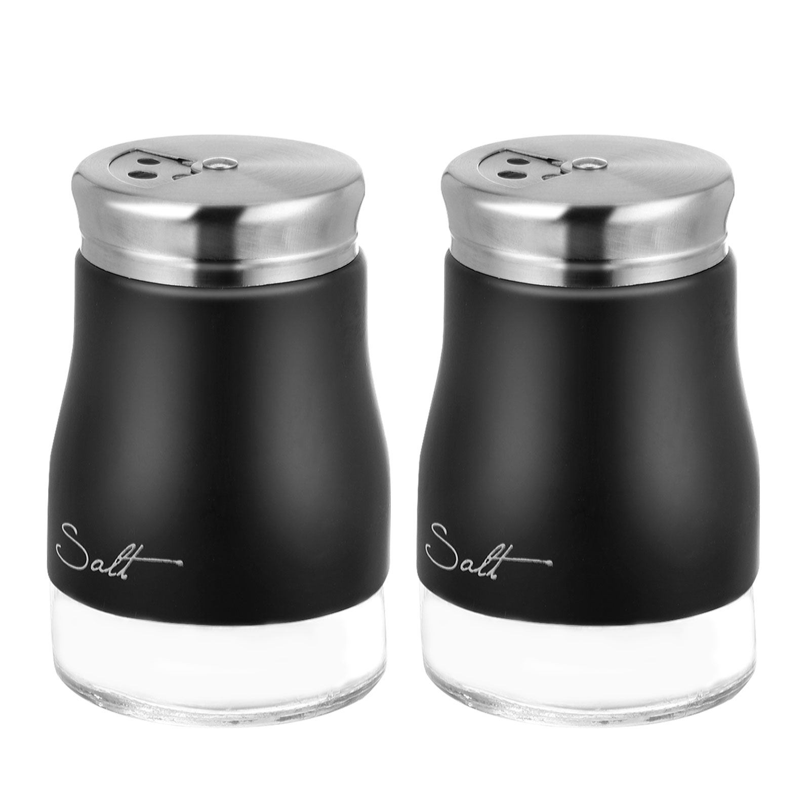 2Pcs Glass Salt Shaker Set Sta - огляд і ціна Camping Cooking Kitchen
