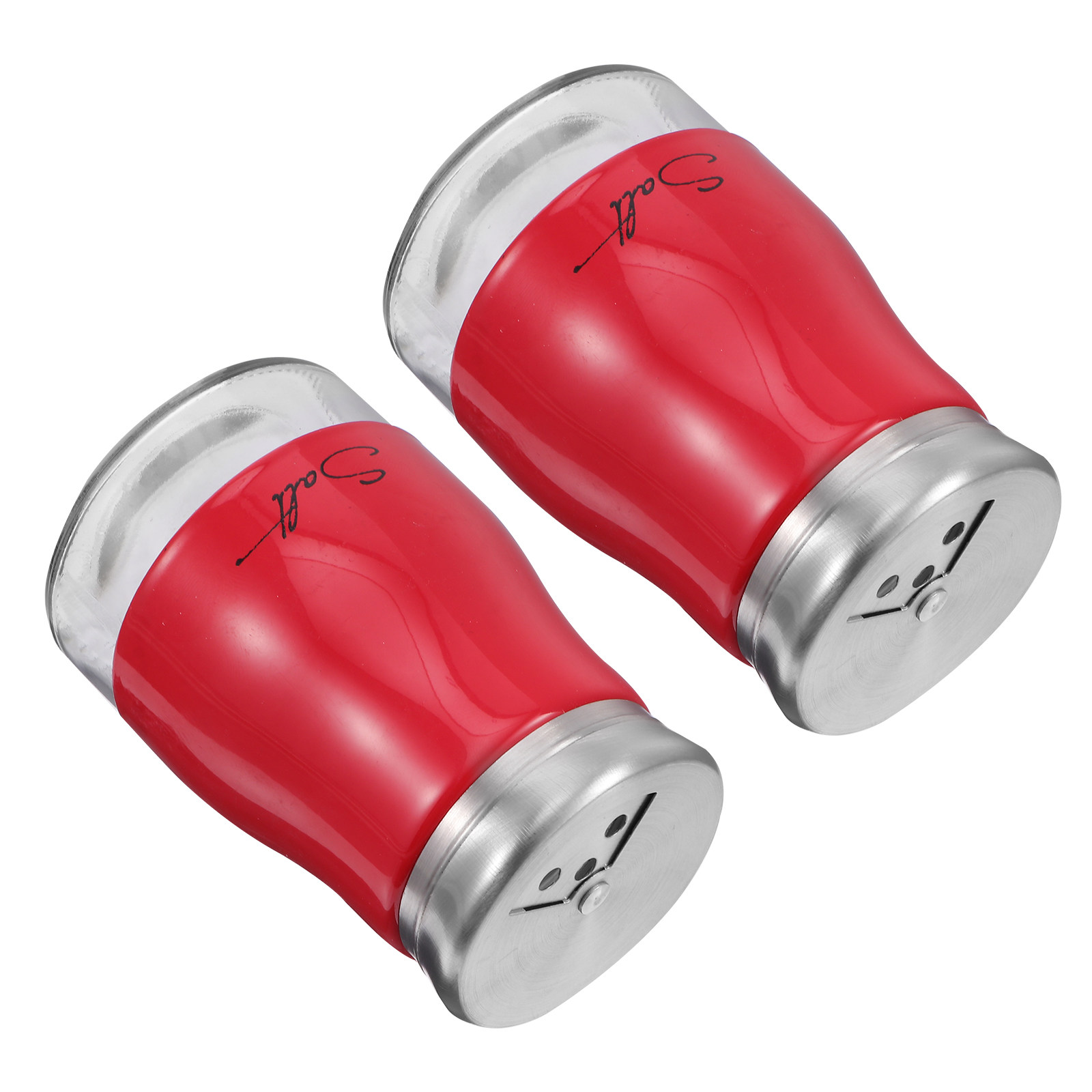 2Pcs Glass Salt Shaker Set Sta - огляд і ціна Camping Cooking Kitchen