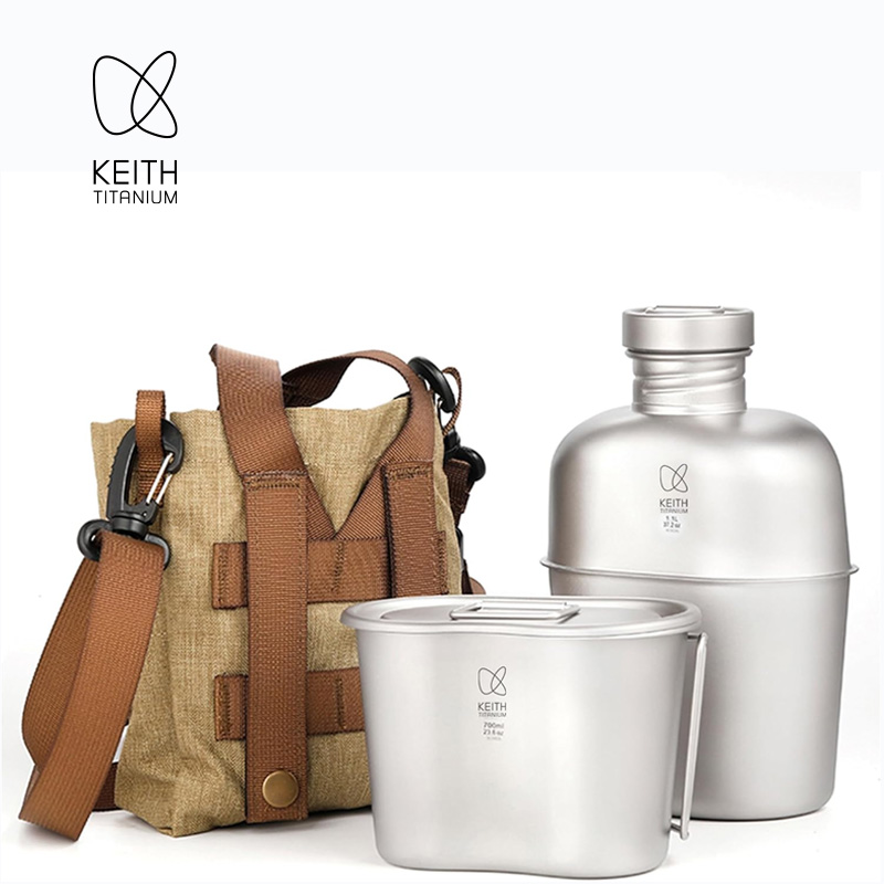 KEITH  Pure Titanium Canteen M - огляд і ціна Camping Cooking Kit