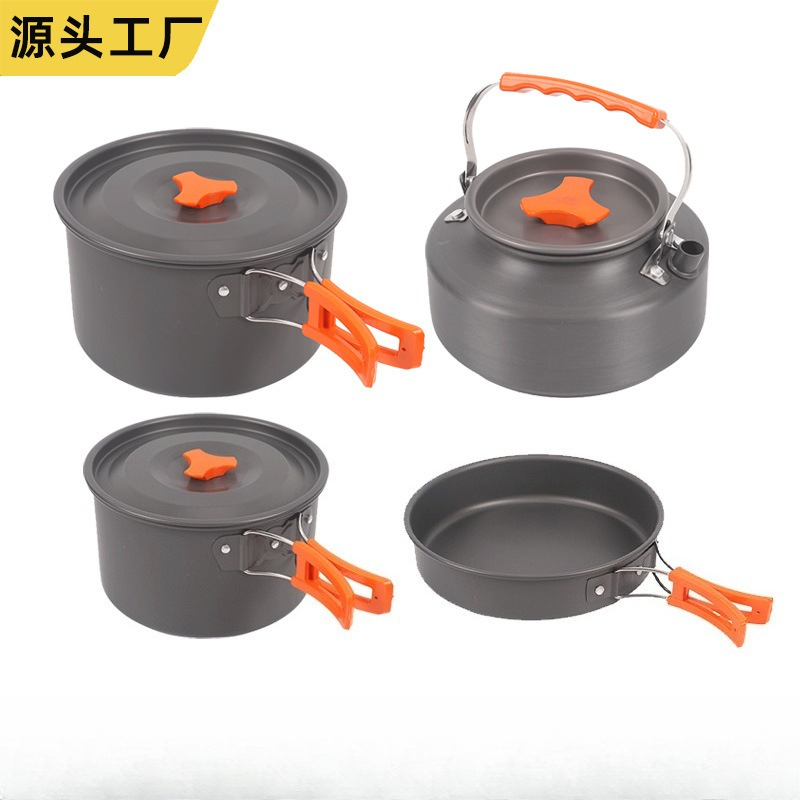Portable Outdoor Cookware Set  - огляд і ціна Camping Cooking Set For 4