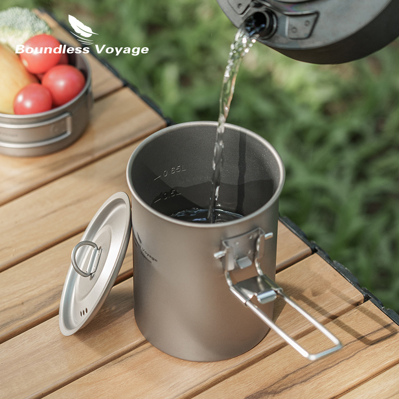 Boundless Voyage 900ml Titaniu - огляд і ціна Camping Cooking Kit
