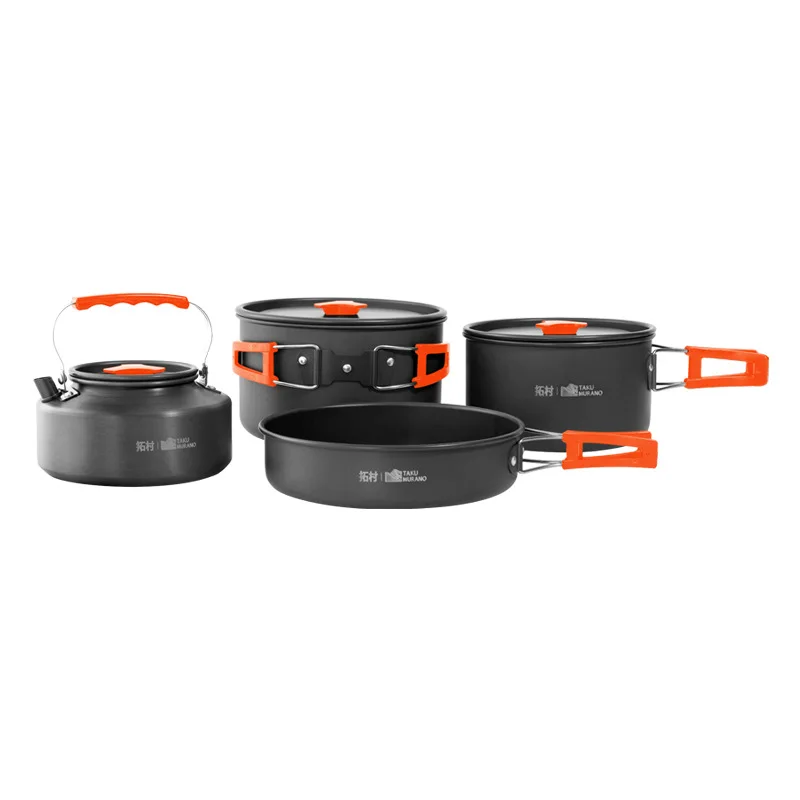 Camping Cookware Set Outdoor C - огляд і ціна Camping Cooking Set For 4