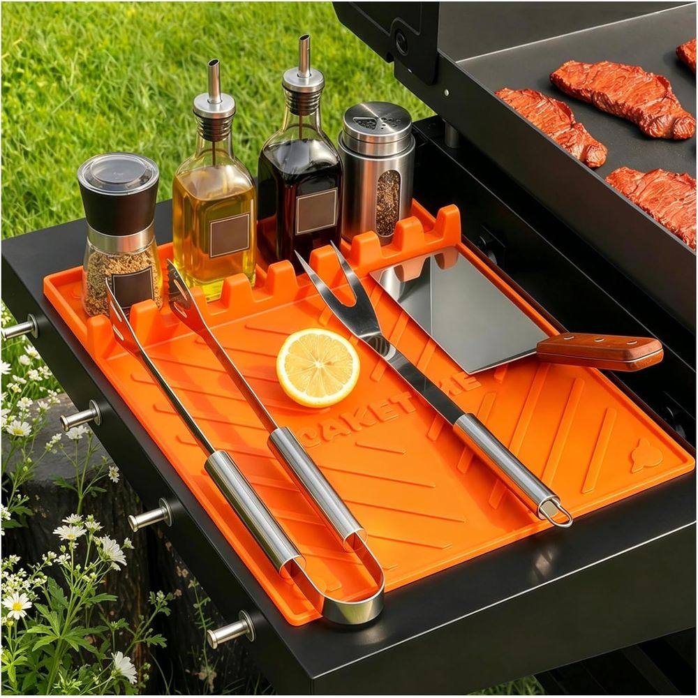 Silicone Grill Mats or Griddle - огляд і ціна Camping Cooking Kitchen