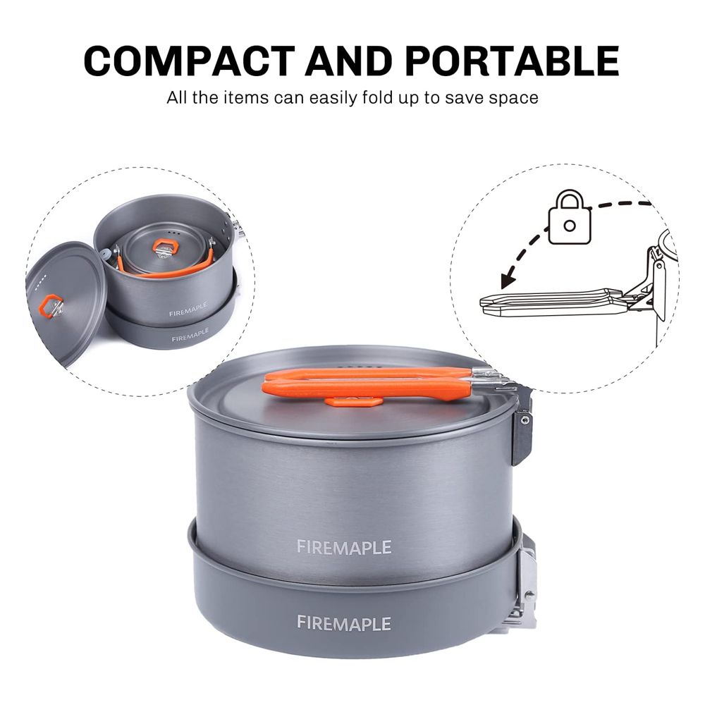 Fire Maple Camping Cookware Ut - огляд і ціна Camping Cooking On Fire