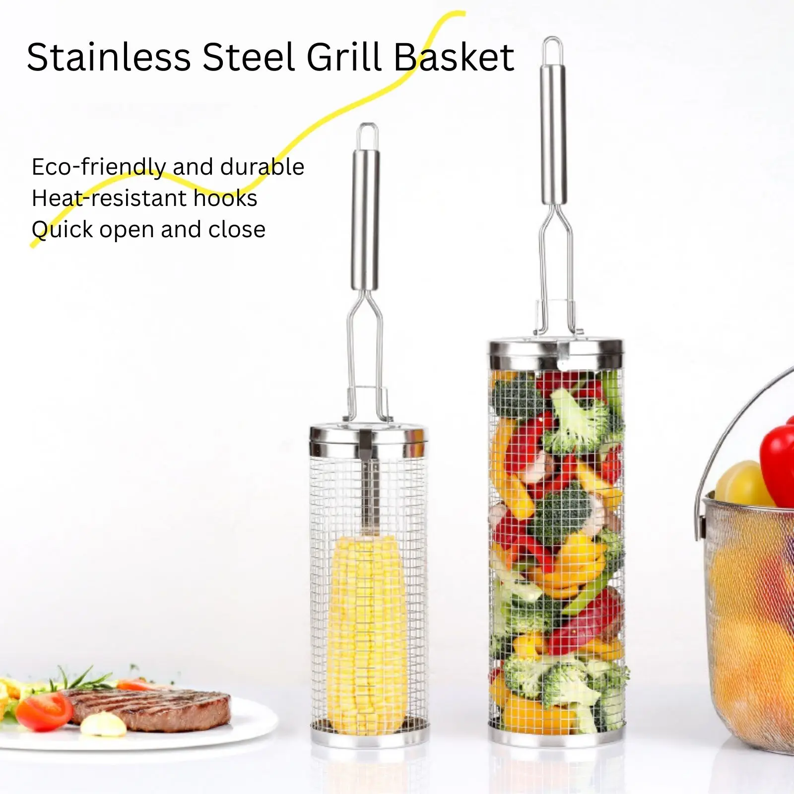 Stainless Steel Rolling Grill  - огляд і ціна Camping Cooking Roll